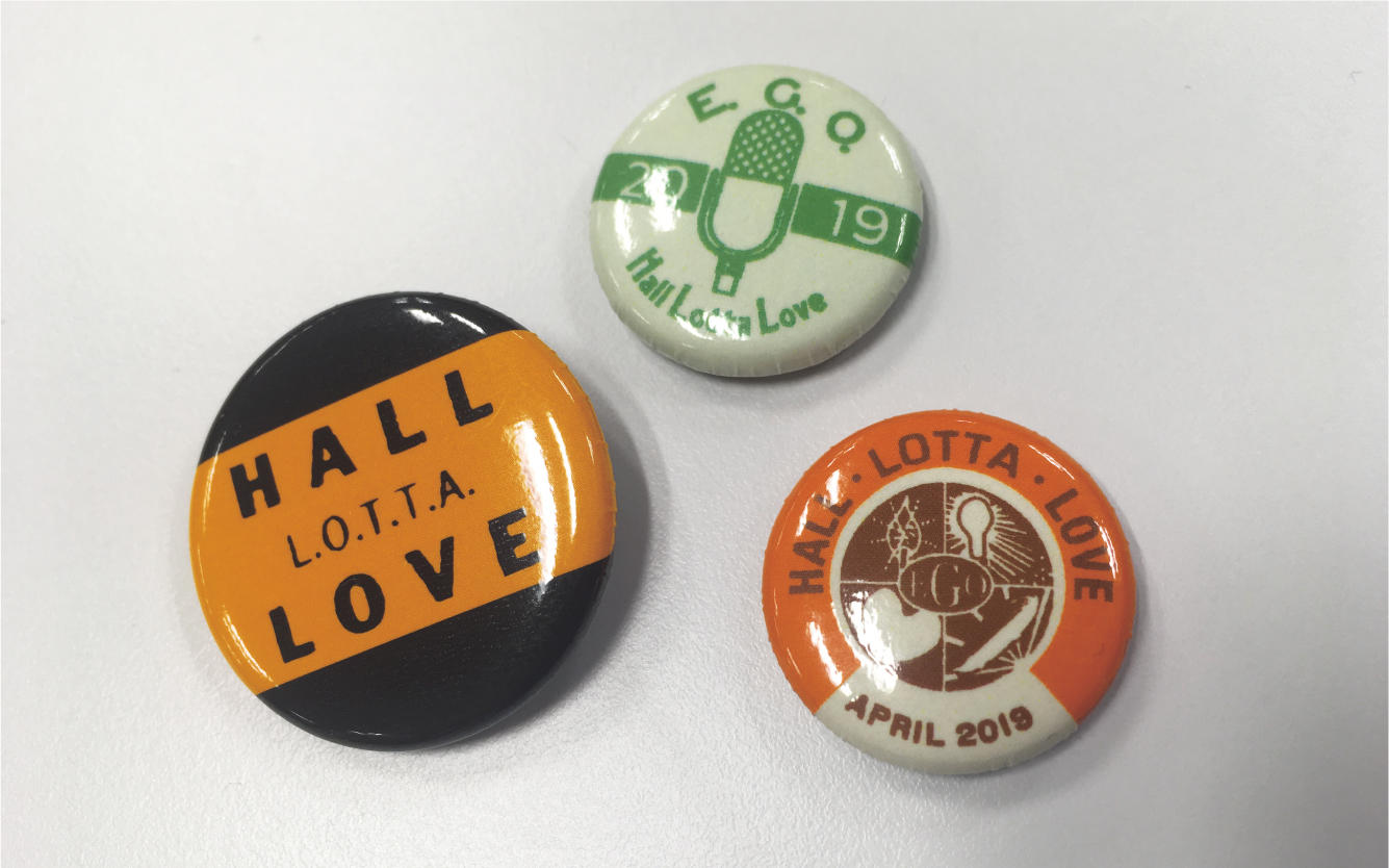 HALL LOTTA LOVE 缶バッジセット