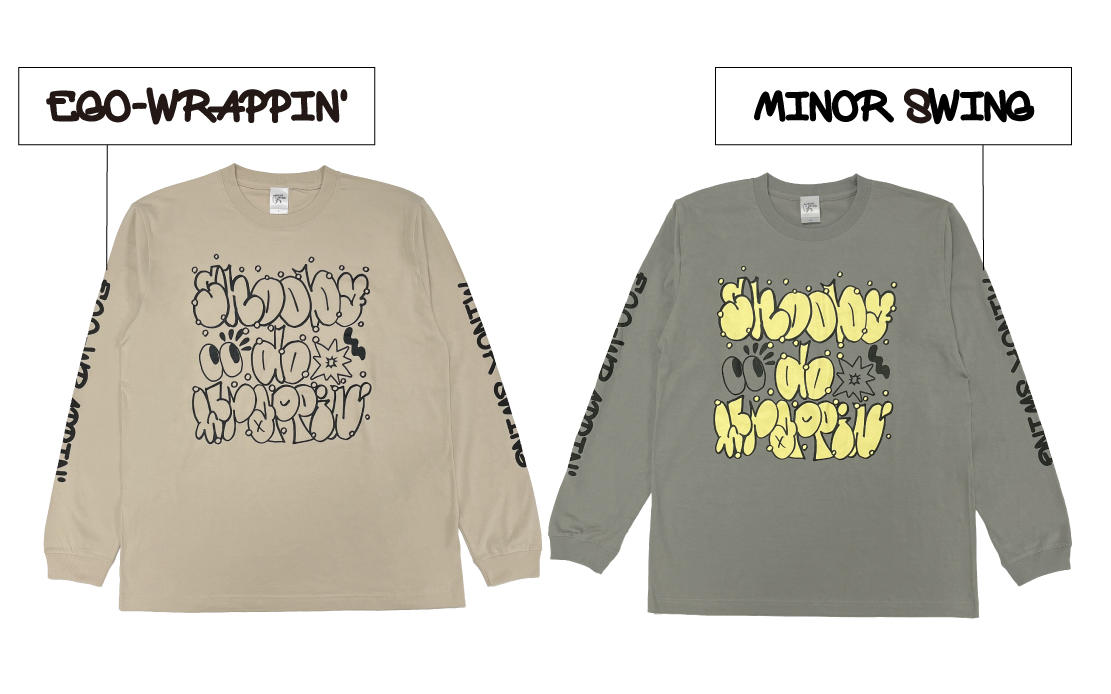 shooby do wrappin' ロングスリーブTシャツ